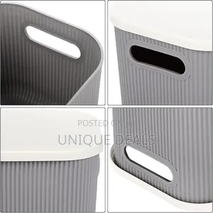 4pcs Plastic Storage Boxes With Lids