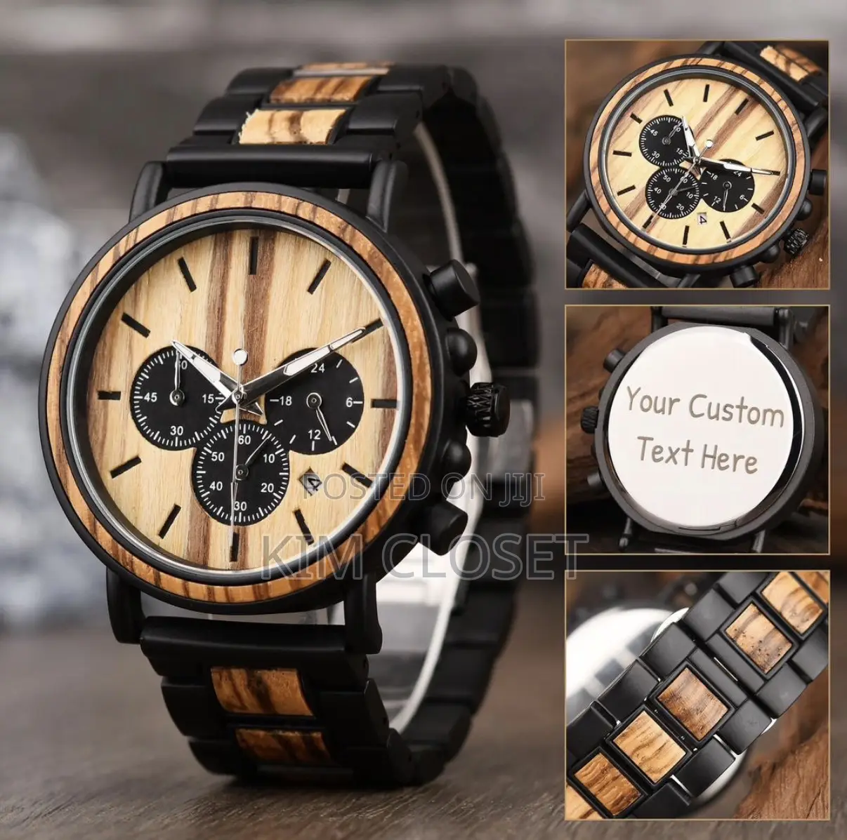 Wooden Straped Watch