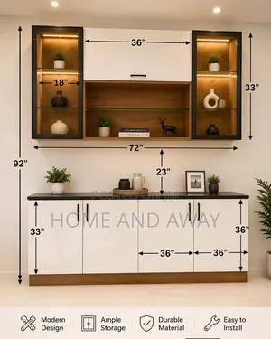 Wooden Mode Kitchen Cabinets in All Colours From 890,000/- Per Meter