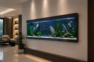 Contemporary Wall-Mounted Aquarium Installation Solutions.