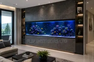 Modern Built-in Aquarium Wall Design Services