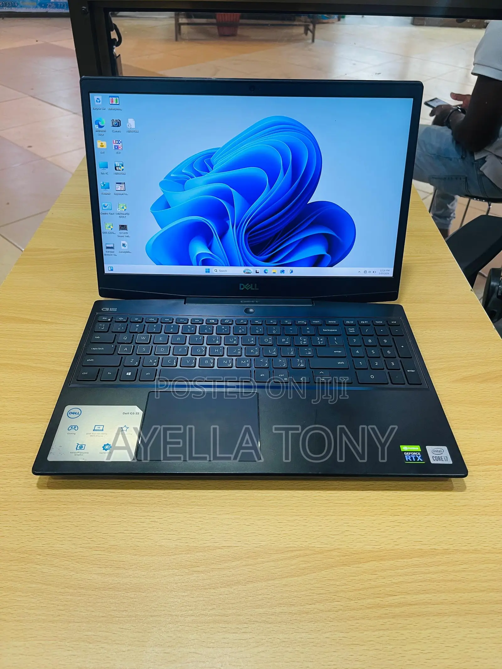 New Laptop Dell G15 5535 6GB Intel Core i7 SSD 512GB