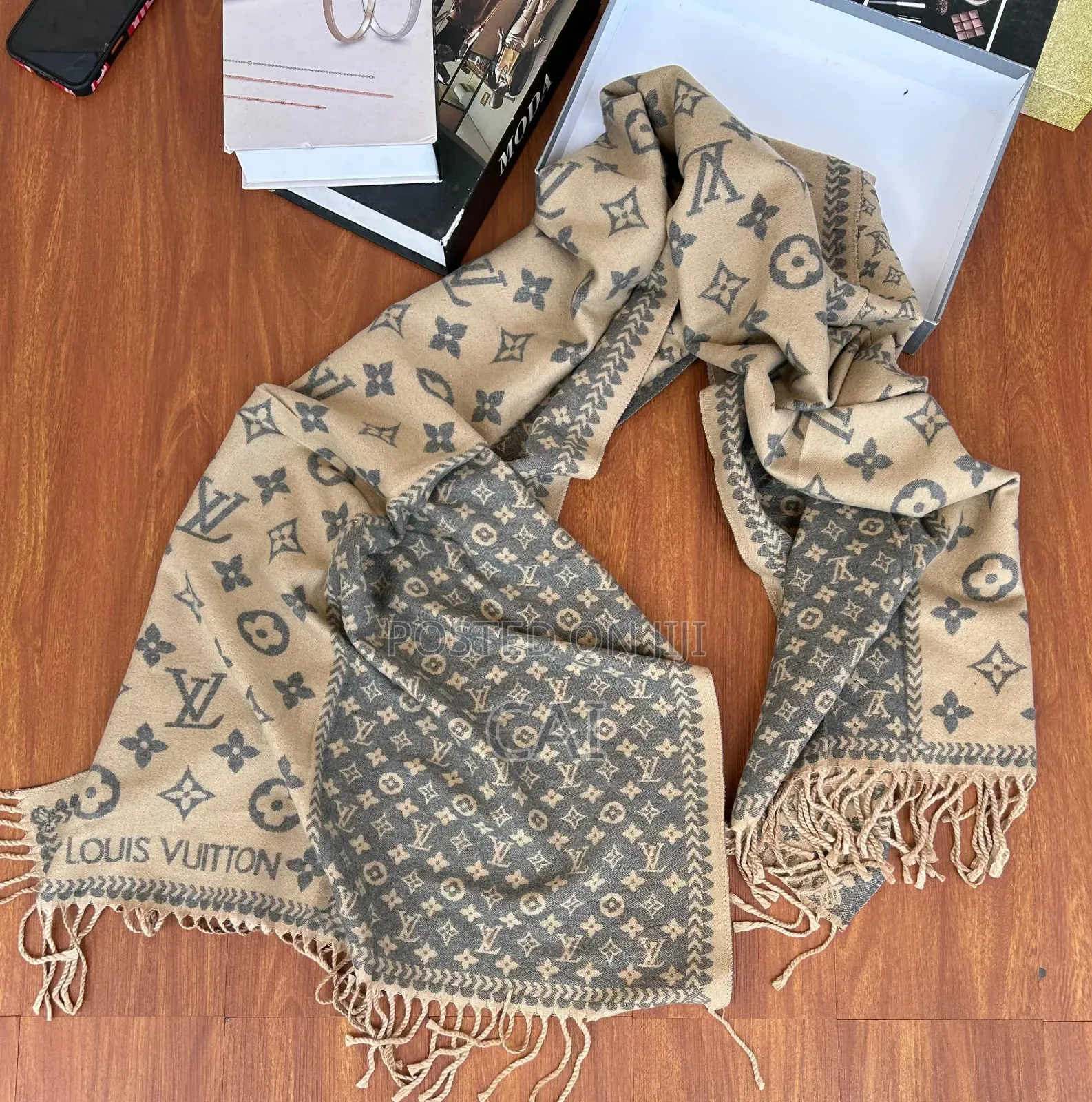 Louis Vuitton Monogram Logomania Scarf