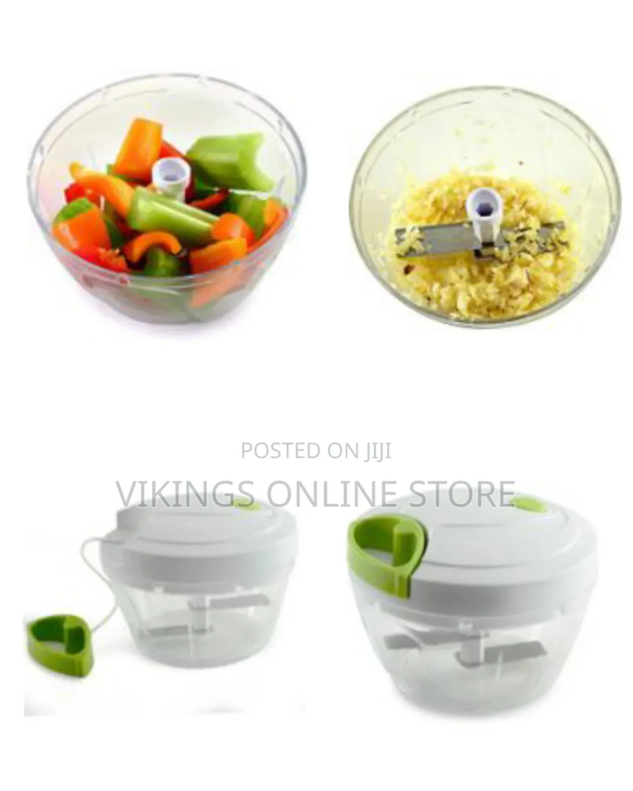 Instant Food Mini Vegetable Chopper- Multicolor