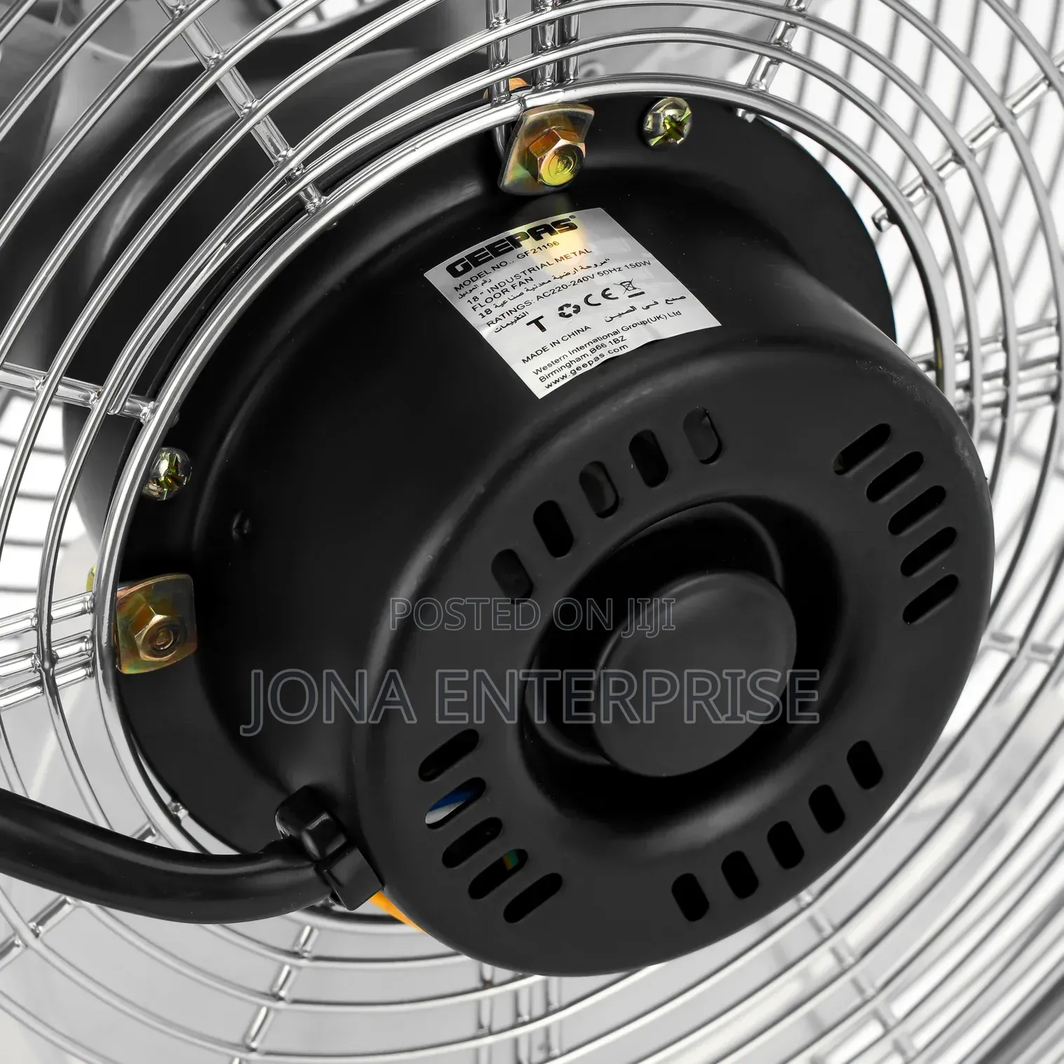 Geepas Industrial Floor Metal Fan