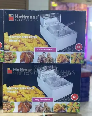 Hoffmans 6l Deep Fryer – Electric Stainless Steel Fast Heating Fryer