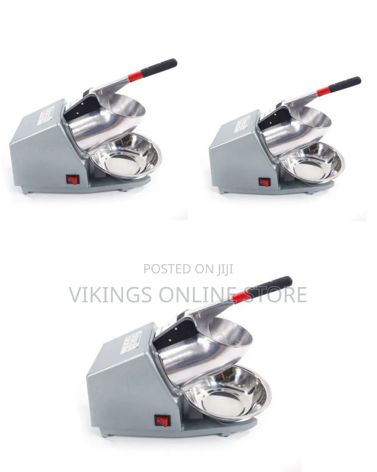 Electric Ice Crusher, Shave Chopper Machine, Silver