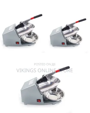 Electric Ice Crusher, Shave Chopper Machine, Silver