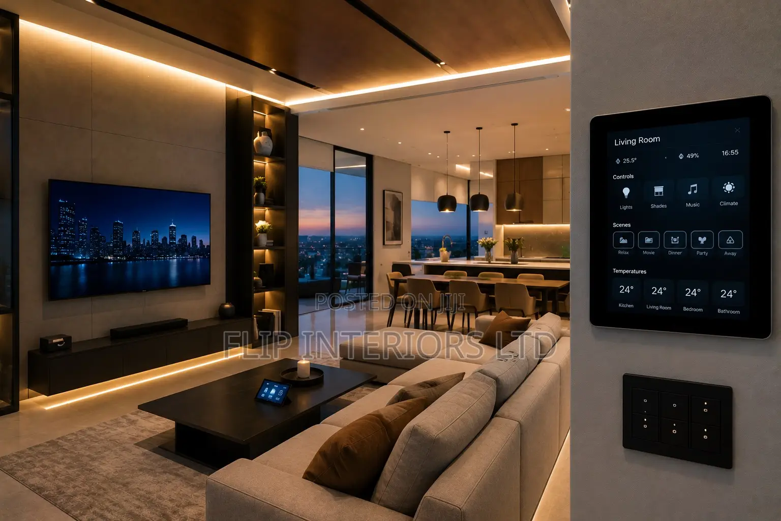 Contemporary Smart Living Space Design Solutions