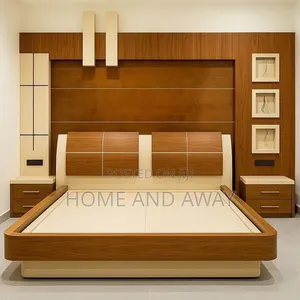 Smart Wooden Beds in Any Colour or Size From 2,500,000/- On Order Only