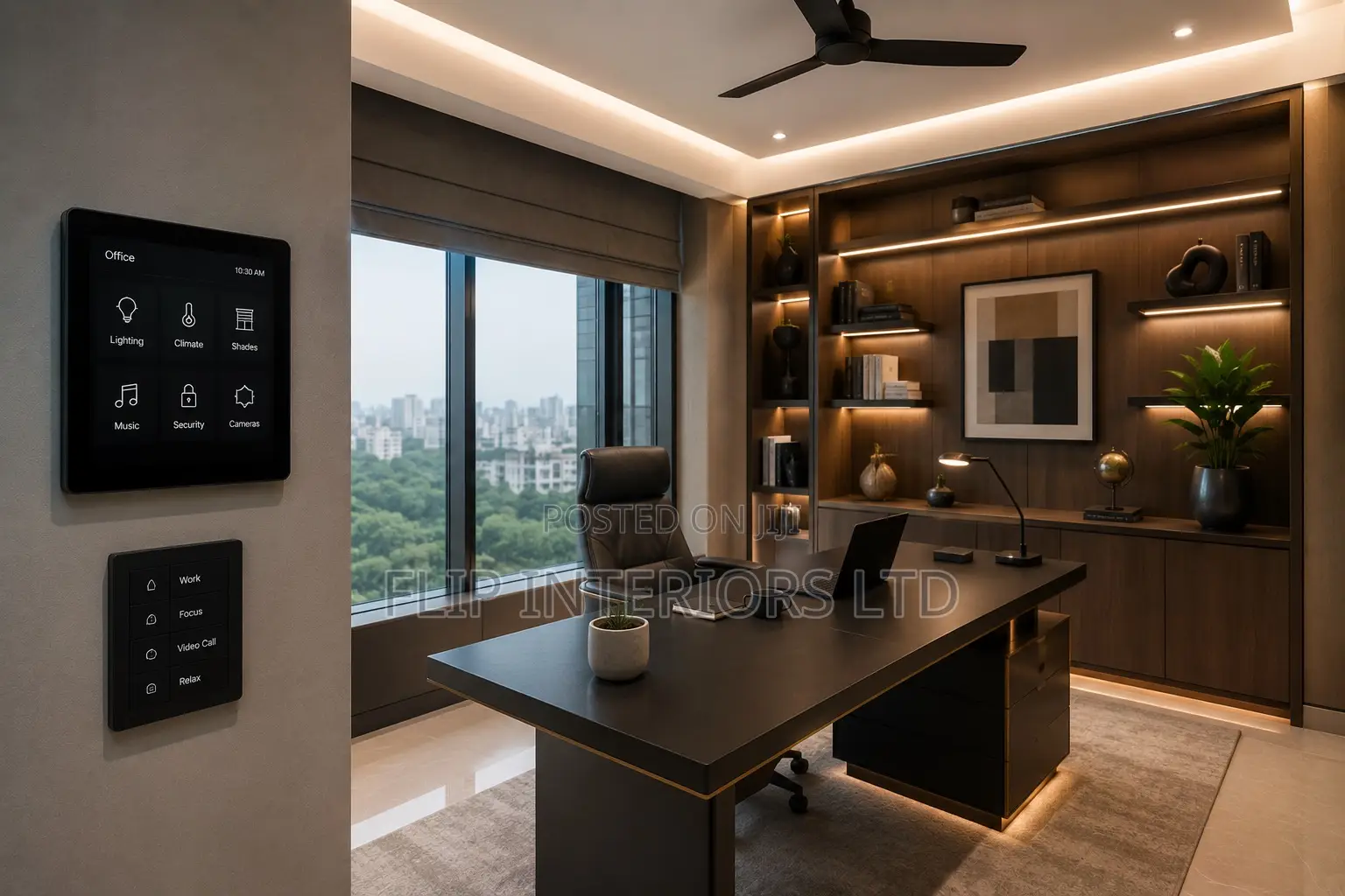 Contemporary Smart Workspace Home Office Solutions