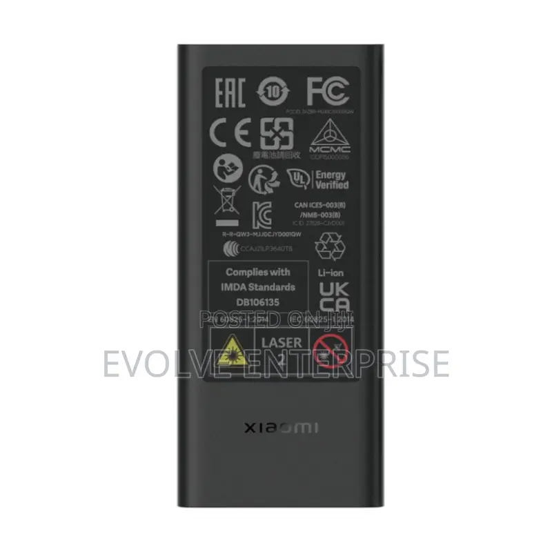 Xiaomi Mi Smart Laser Measure With Lcd Screen And App Support, 40m