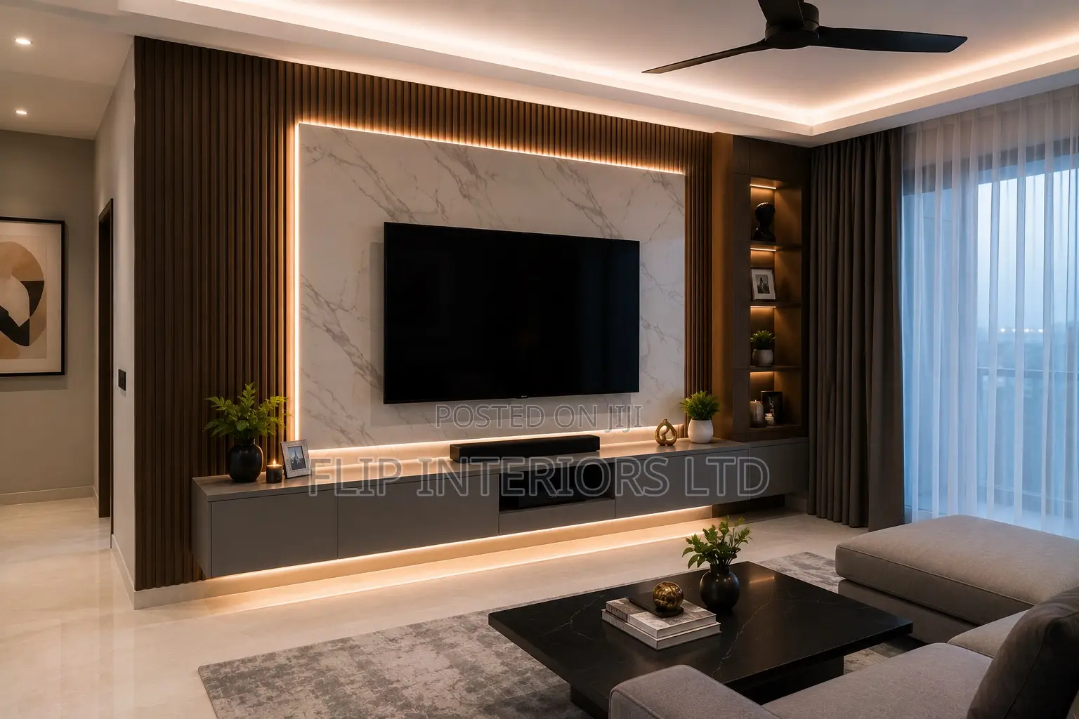 Modern Smart Tv Wall Interior Enhancement Solutions