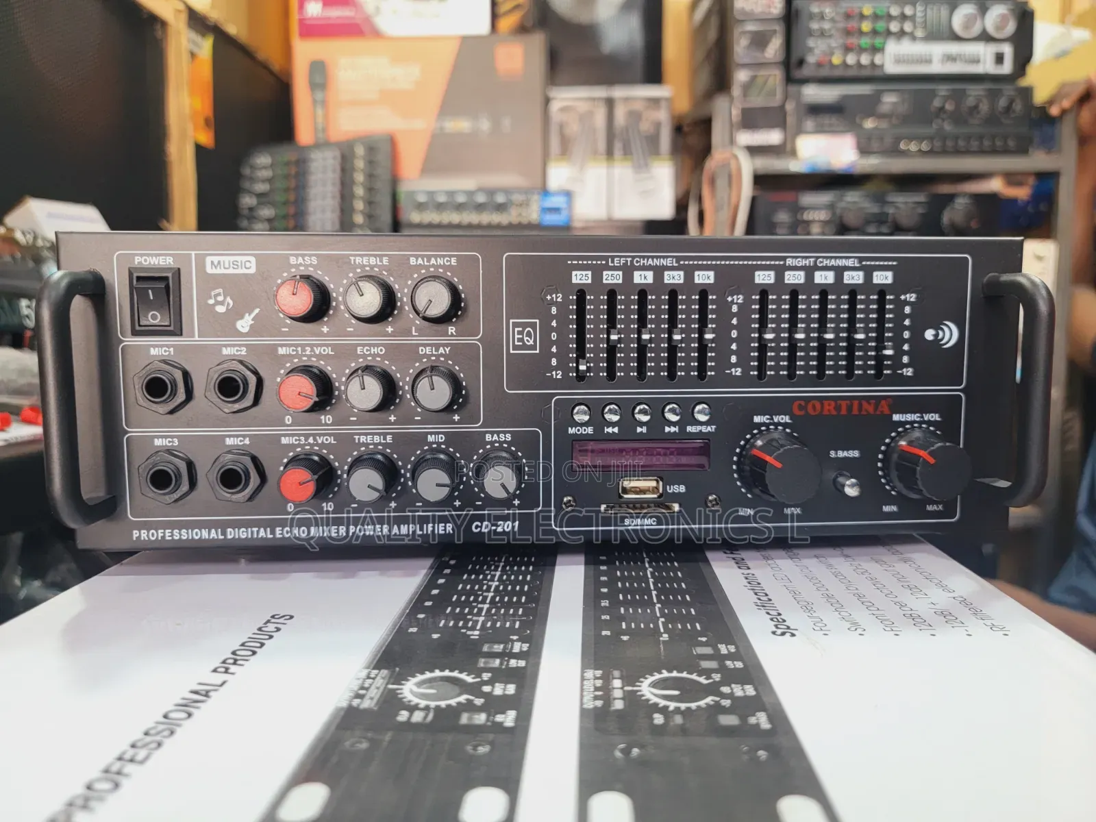 Cortina 2 Channel Powerful Amplifier