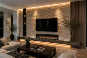 Premium Natural Stone Cladding Interior Design Services