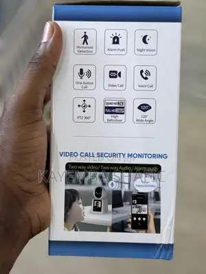 2-in-1 Video Calling Smart Camera – 1080p Wifi Security Camera