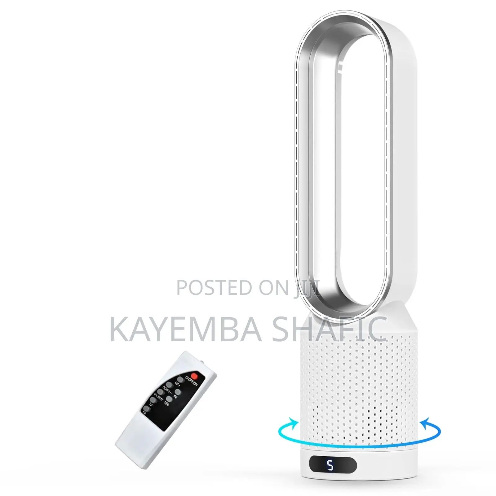 Brand New Bladeless Tower Fan Air Purifier With Remote