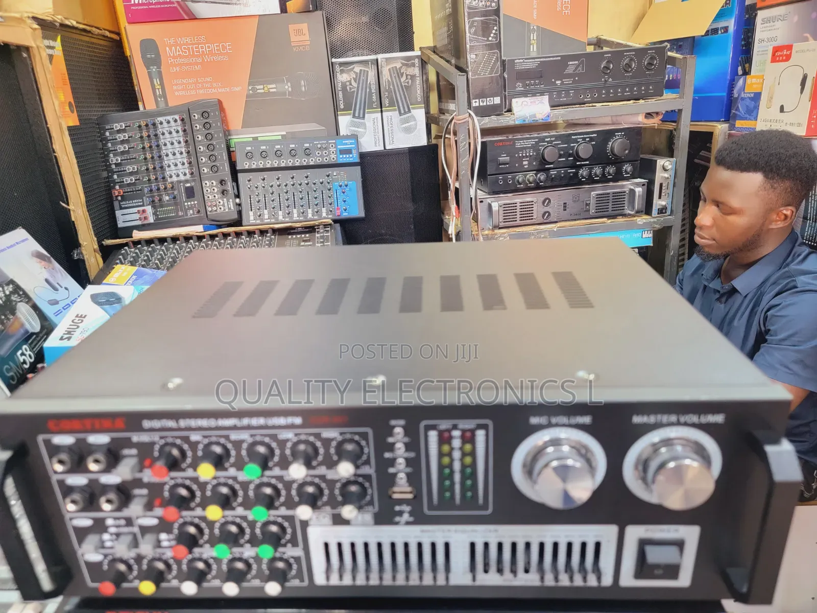Cortina 2 Channel Amplifier With Equalizer