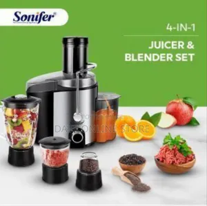 Sonifer High-Performance Electric Centrifugal Juicer With Stainless