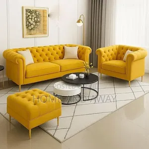Yellow 5 Seaters Chesterfield Sofas With Delivery From 1,700,000/-