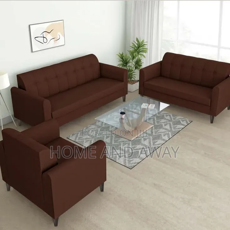 Dark Brown Pinched 6 Seaters Box Sofas With Delivery From 1,500,000/-