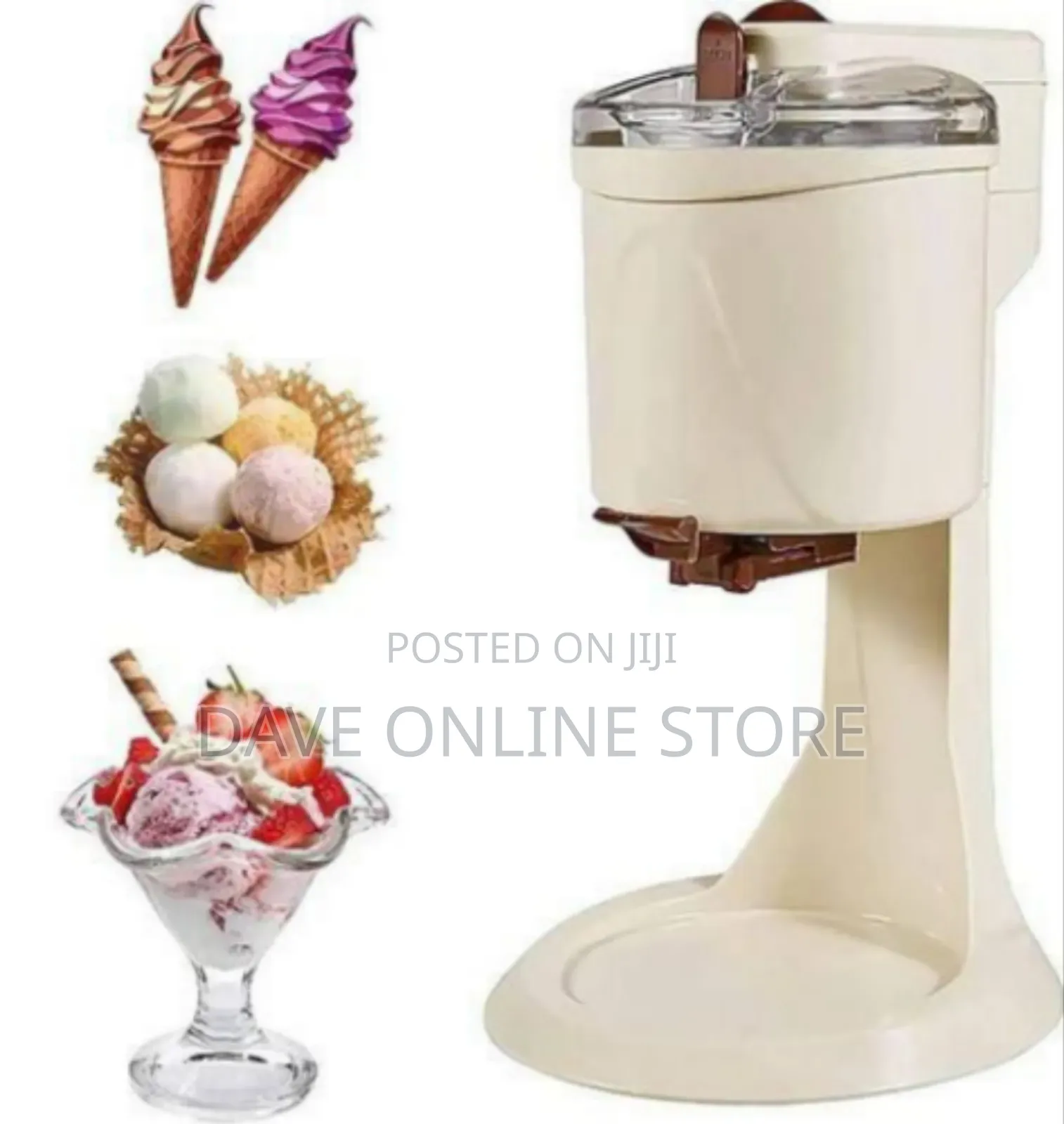 Automatic 1 Liter Ice Cream Machine