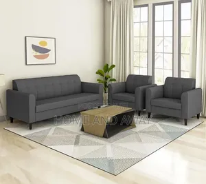 Grey Pinched 5 Seaters Box Sofas With Delivery From 1,400,000/-