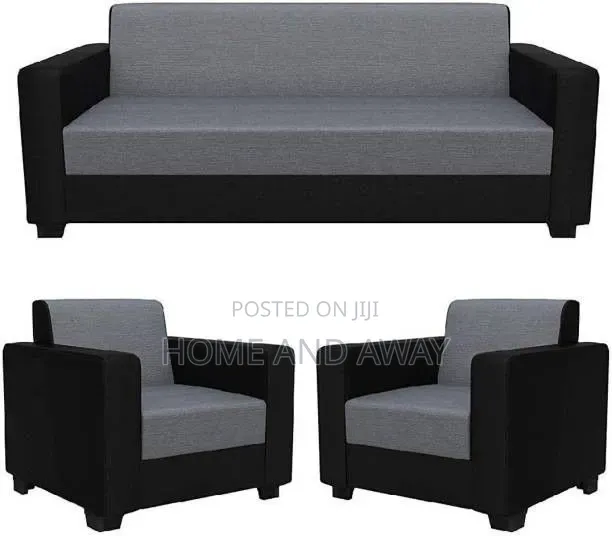 Black Grey 5 Seaters Box Sofas With Delivery From 1,500,000/-