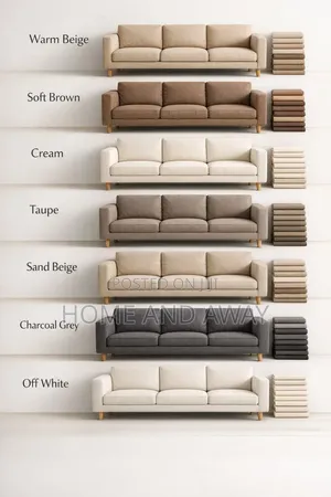3 Seaters Velvet High Density Sofa Couches in Any Colour 900,000/-