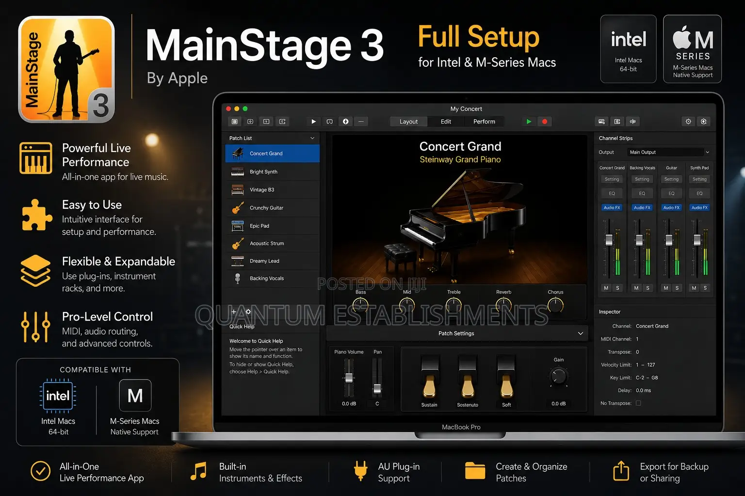 Mainstage 3 Macos | Full Setup for Intel and M-Series Macs