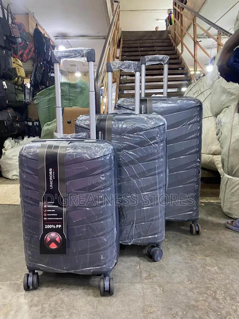 Rubber a Set of Suitcases