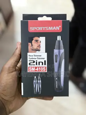 Sportsman 2-in-1 Nose and Eyebrow Trimmer (Sm-410s)