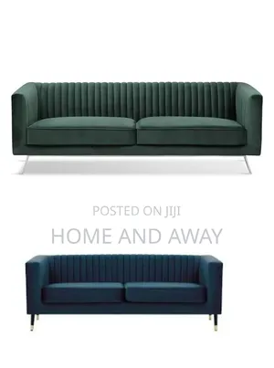 3/2 Seaters Soft Velvet Sofas in Any Colour From 800,000/- + Delivery