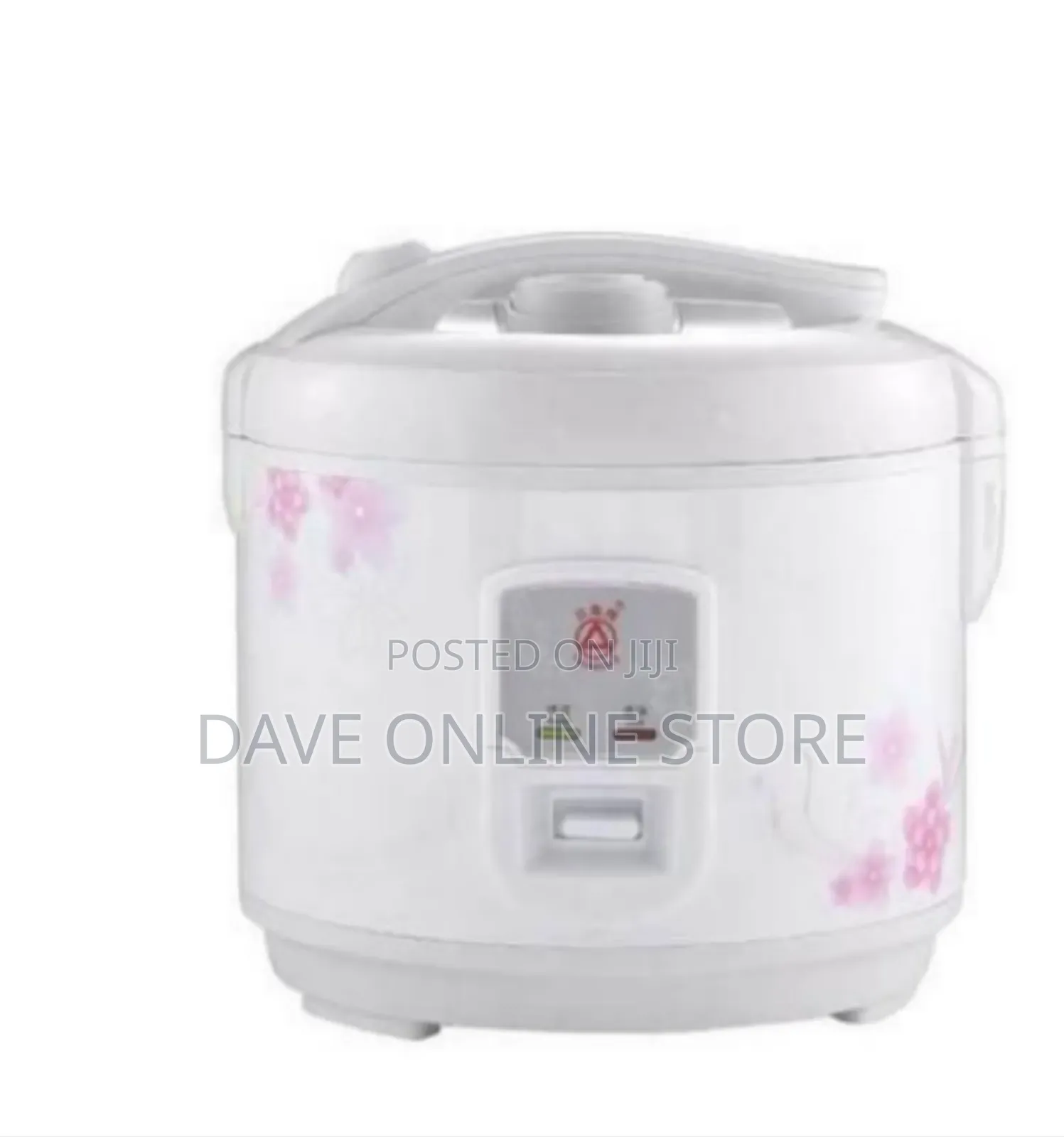 4l Decorative Electric Rice Cooker With Floral Design