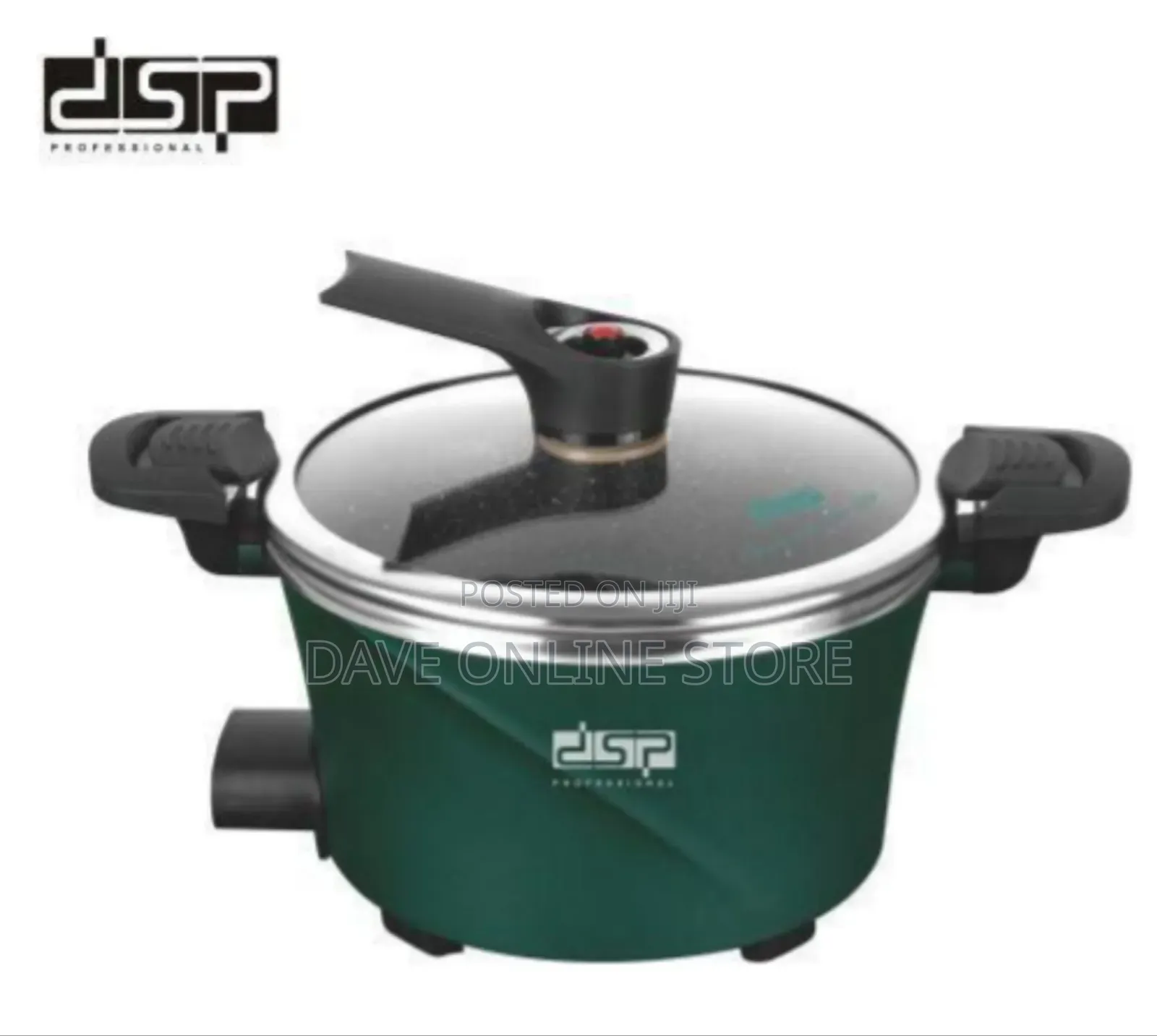 Multi-Function Electric Cooking Pot With Glass Lid
