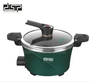 Multi-Function Electric Cooking Pot With Glass Lid