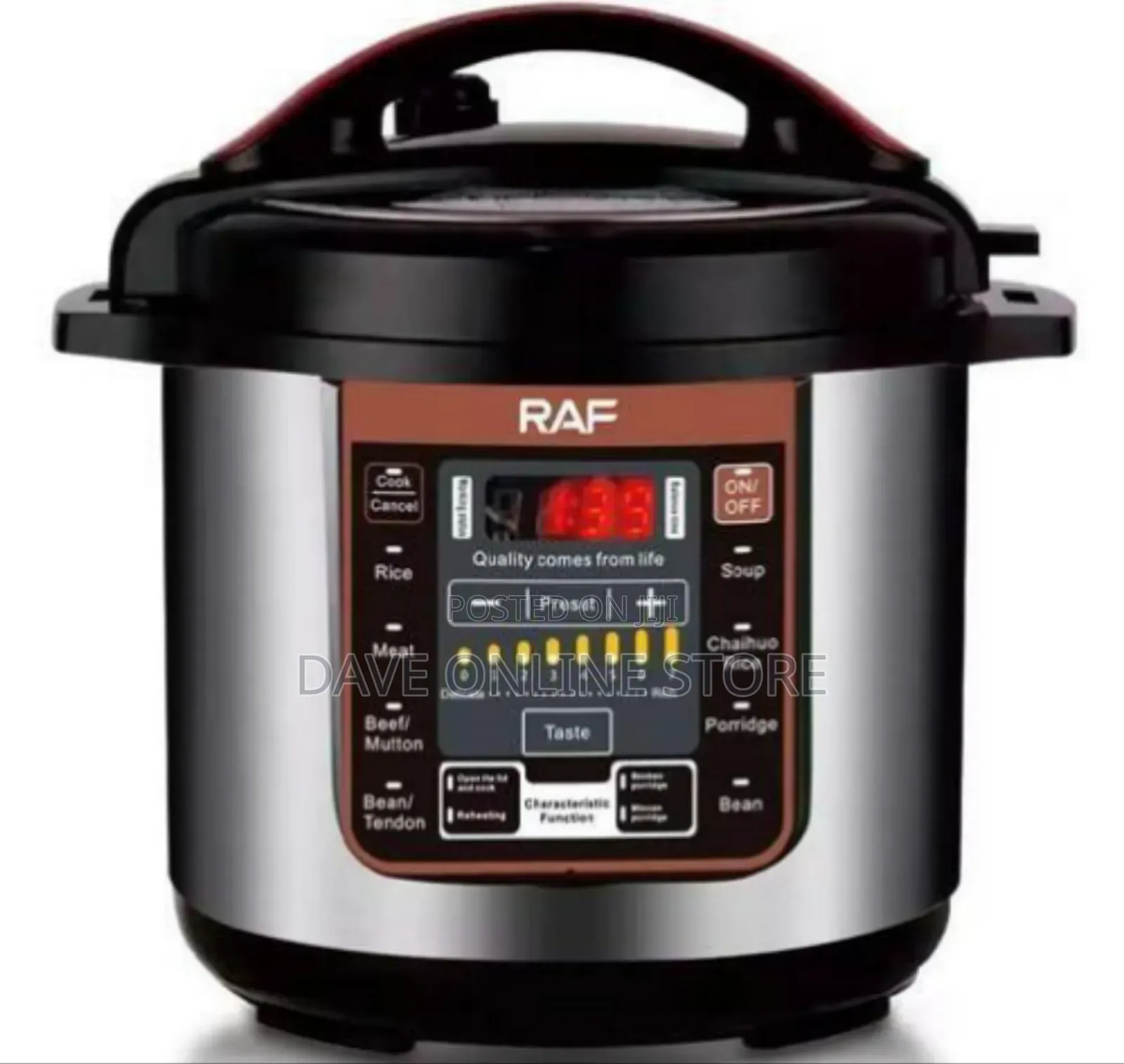Raf Raf Smart Digital Electric Pressure Cooker (8 Litres) -