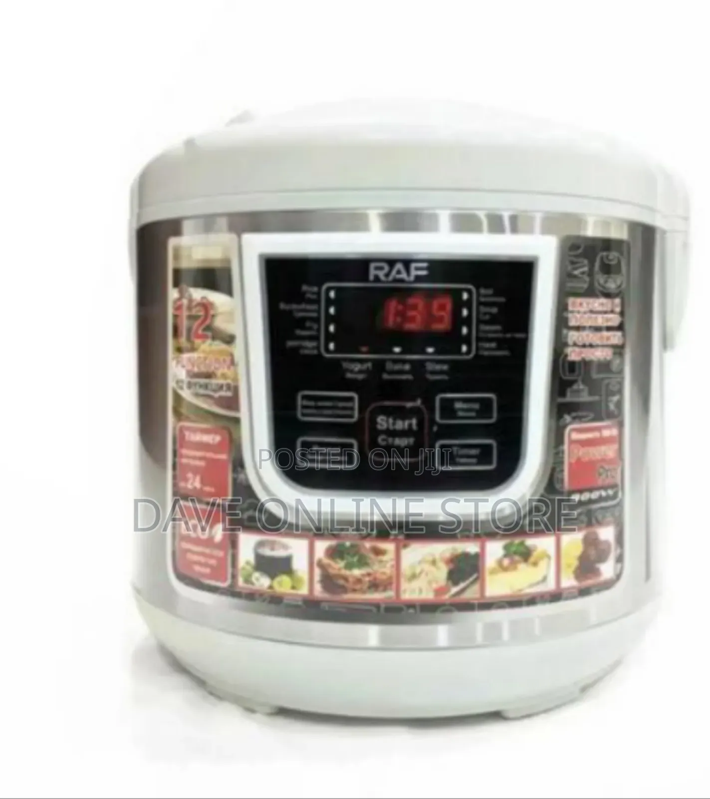 Raf Electric Pressure Cooker, 5l