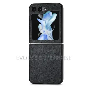 For Samsung Galaxy Z Flip6 / Flip7 Fe Litchi Leather Fold Phone Case