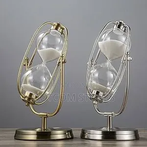 Elegant Swiveling Hourglass Timer With Antique-style Stand