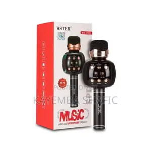 Wster Ws-2911 Wireless Karaoke Microphone Bluetooth Speaker