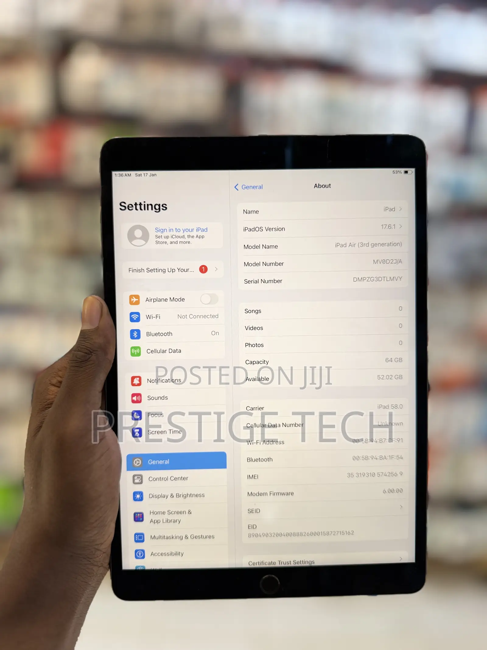 Apple iPad Air (2019) 64 GB Gray