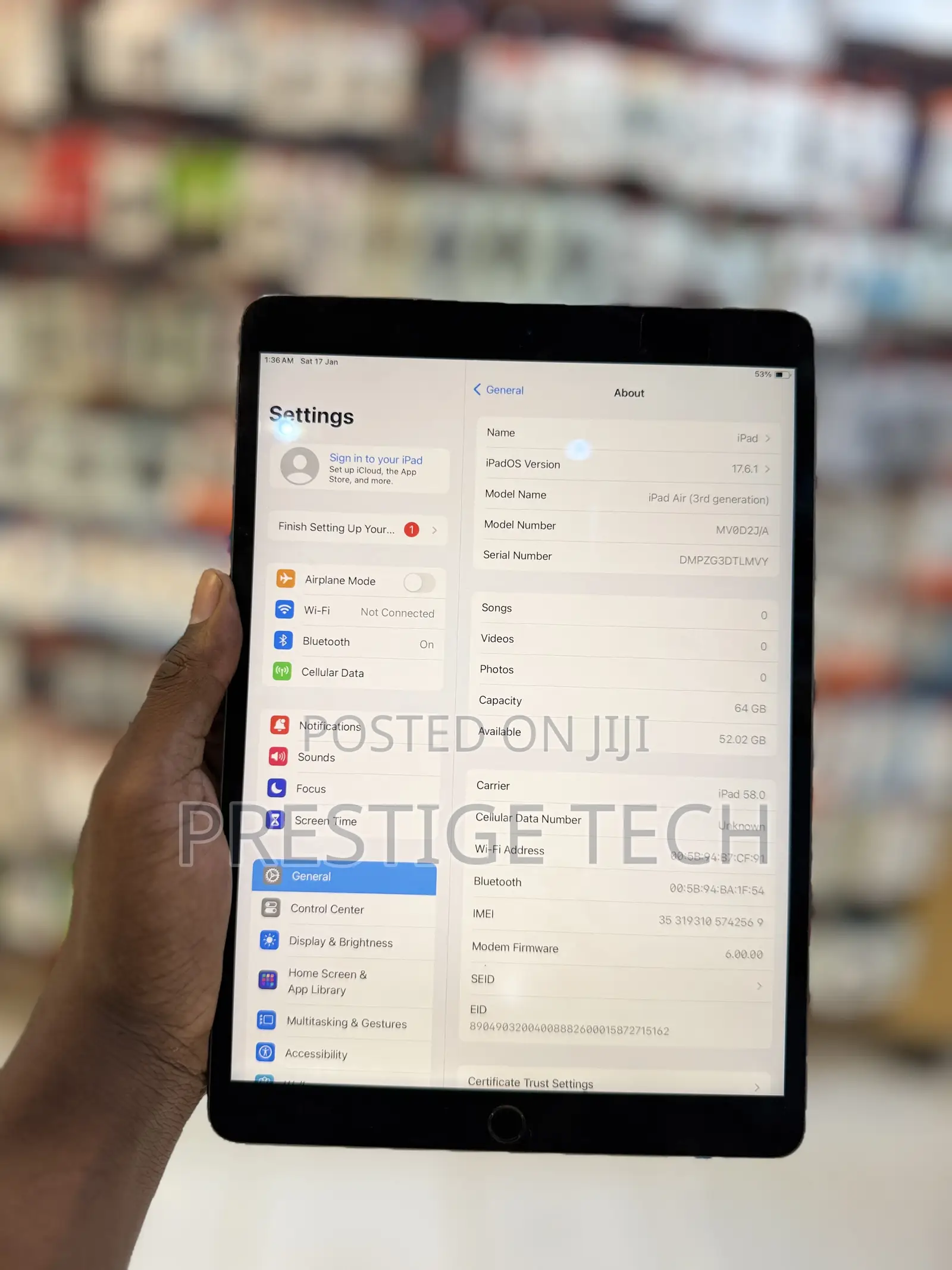 Apple iPad Air (2019) 64 GB Gray