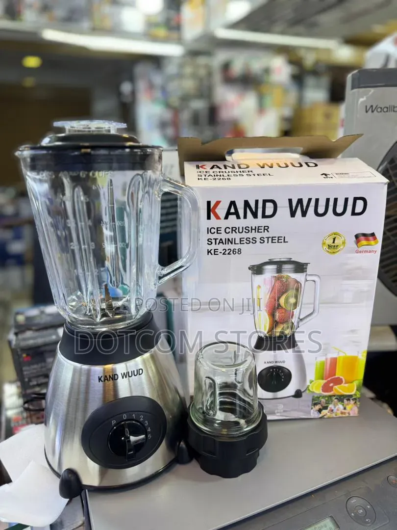 1.5l Kand Wuud Ke-2268 Blender and Ice Crusher Set