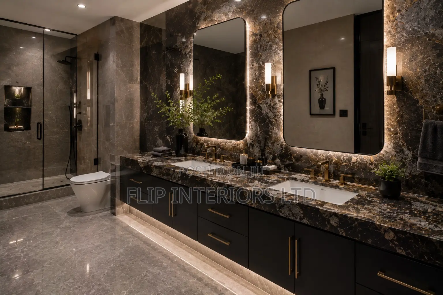 Luxury Granite Vanity Bathroom Finishing Solutions