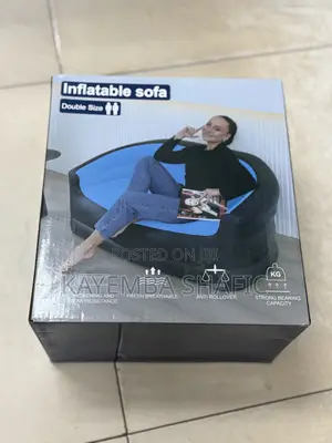 Double Size Inflatable Sofa – 2-Seater Portable Air Couch