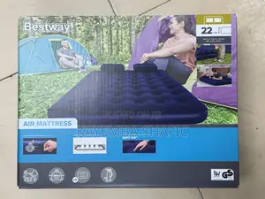 Bestway Double Air Mattress With 2 Pillows Hand Pump (New)