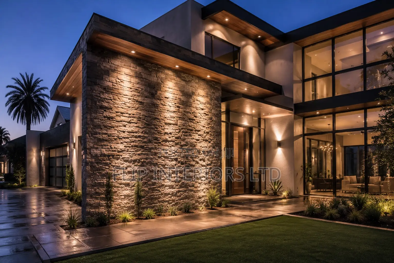 High-End Stone Wall Remodeling Finishing Solutions
