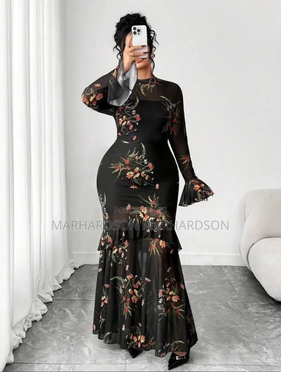 Elegant Mesh Dress