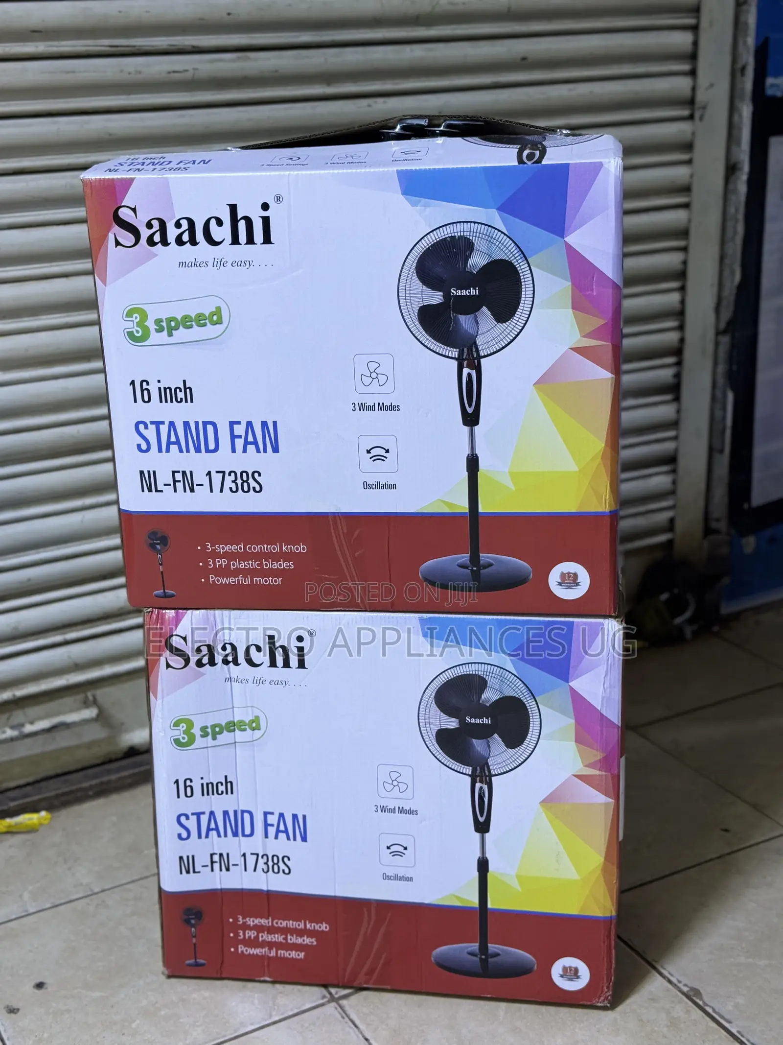 Saachi Stand Fan.